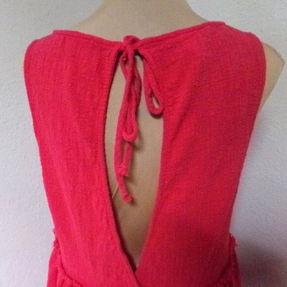 Free People Pink Dress with Key Hole back - Picture 6 of 6